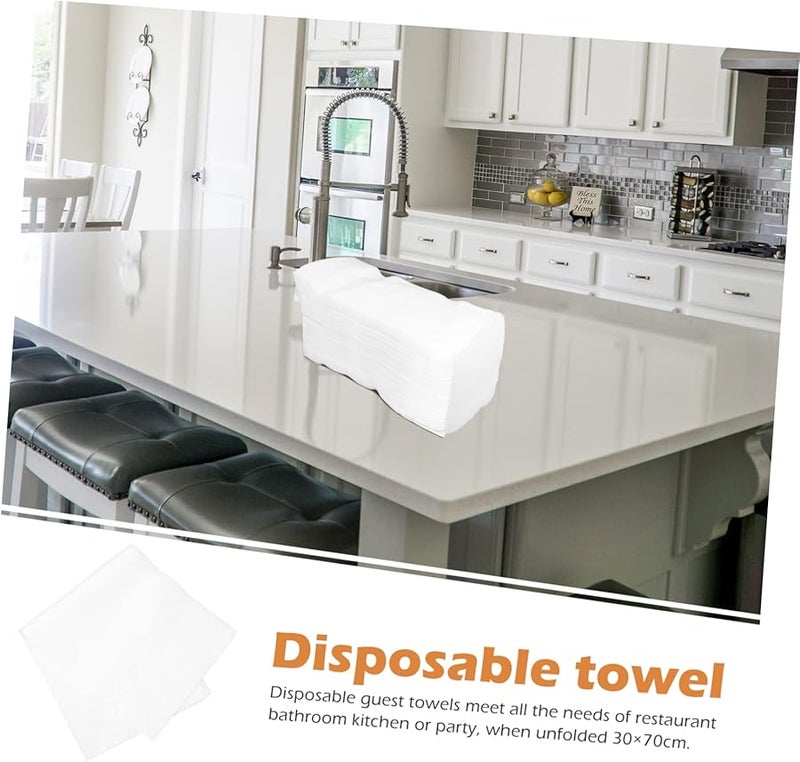 100pcs Disposable Salon Towels Thickened Pulp Napkins Highly Absorbent for Spa Home Hotel - Image 2